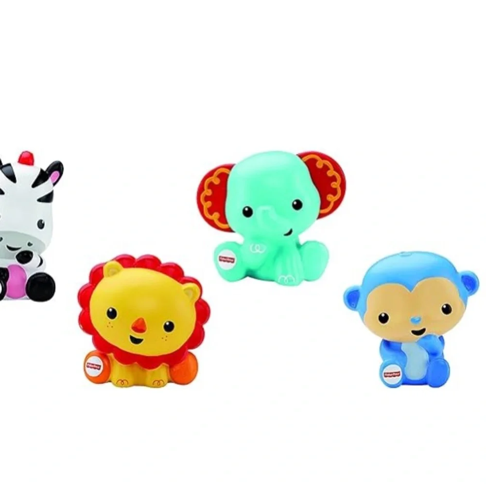 Fisher-Price Animal Bath Squirters Set - Multicolor